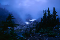 Moonset Variant, Valley of Heaven - Olympic National Park, Washington (9173 bytes)