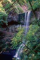 Lower Falls - Silver Falls State Park, Western Oregon (14012 bytes) www.jeffkrewson.com