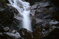 Unknown Waterfall, Forest Service Spurroad - Alpine Lakes Wilderness, Washington (8210 bytes) www.jeffkrewson.com